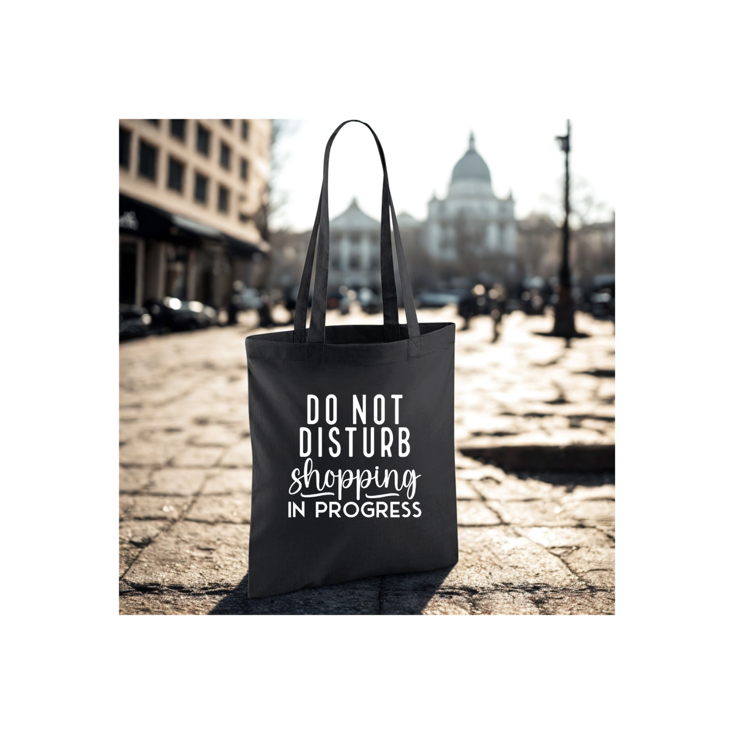 DO NOT DISTURB, SHOPPIONG IN PROGRESS