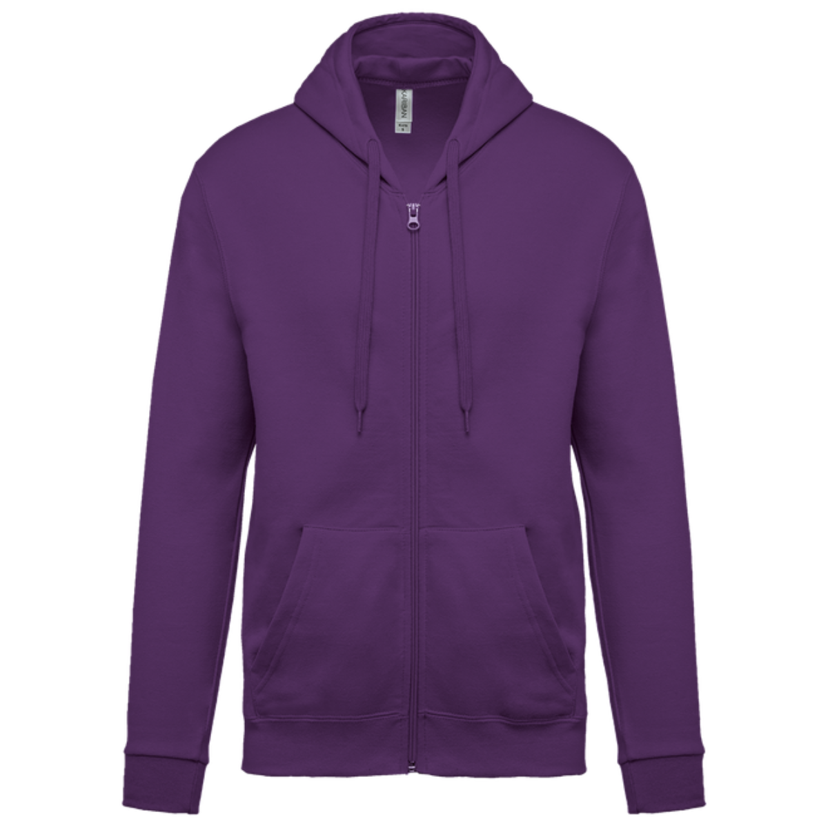 SWEATSHIRTS MET RITS EN CAPUCHON UNISEKS  (verschillende kleuren)