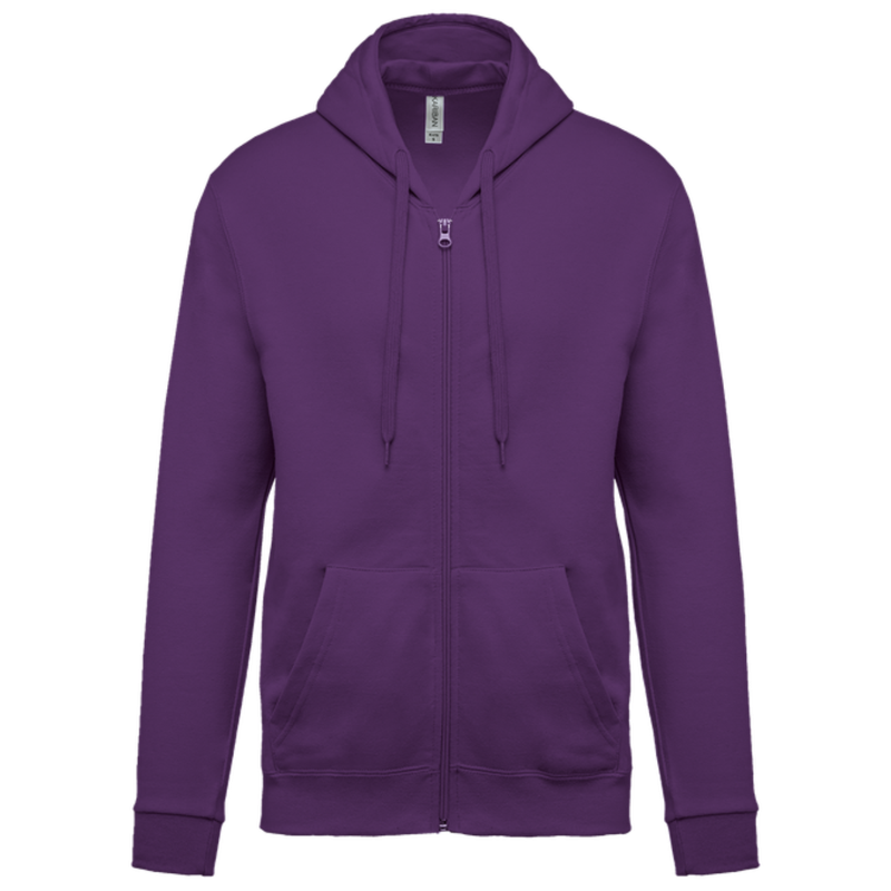 SWEATSHIRTS MET RITS EN CAPUCHON UNISEKS  (verschillende kleuren)