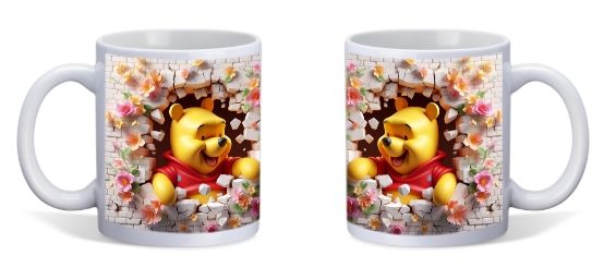 WINNIE DE POOH ZIT IN MUUR
