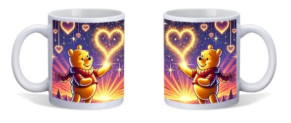 WINNIE DE POOH MET HARTJES
