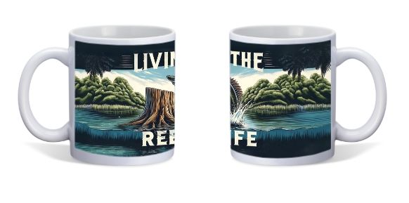 LIVING THE REEL LIFE (vis en boomstam)