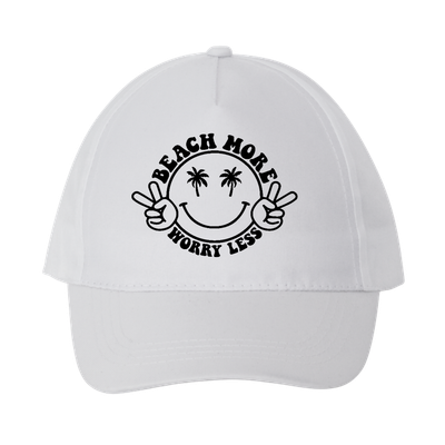 BEACH MORE, WORRY LESS (verschillende kleuren)