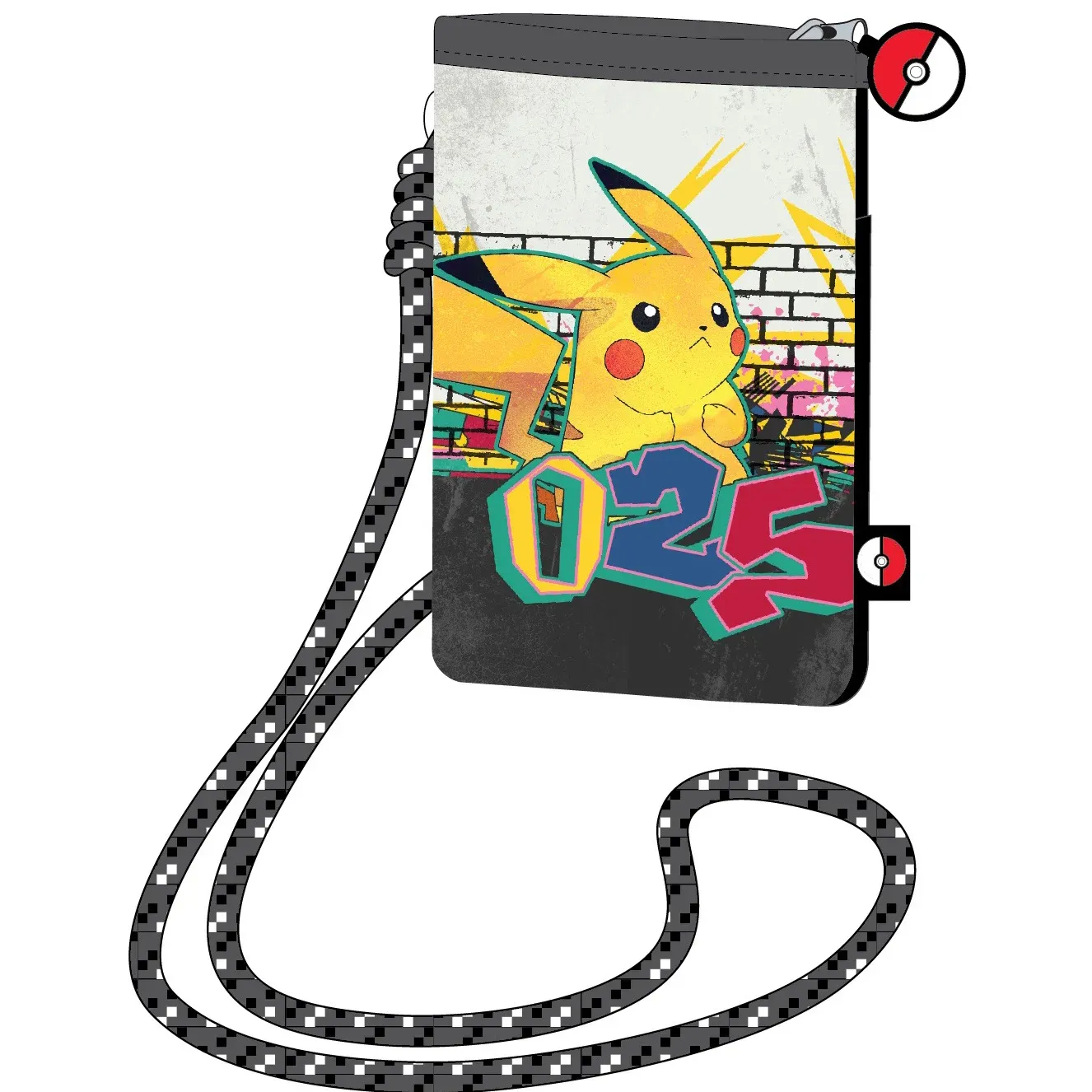 PIKACHU TELEFOONTASJE 18X10CM