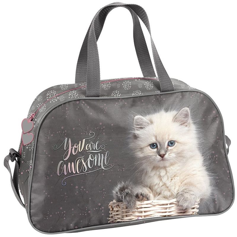 KITTEN SCHOUDERTAS 40X25X15CM