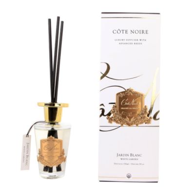 Geurstokjes White Garden 90ml goud – Cote Noire