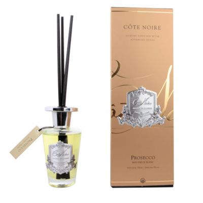 Geurstokjes Prosecco 150ml zilver – Cote Noire