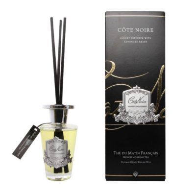 Geurstokjes French Moring Tea 150ml zilver – Cote Noire