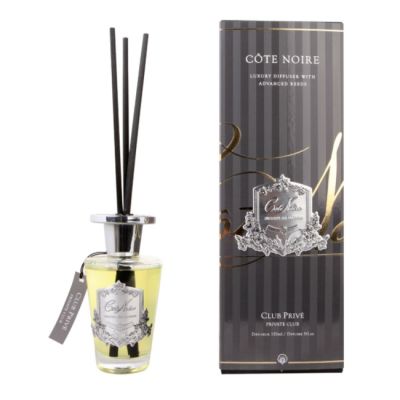 Geurstokjes Private Club 150ml zilver – Cote Noire