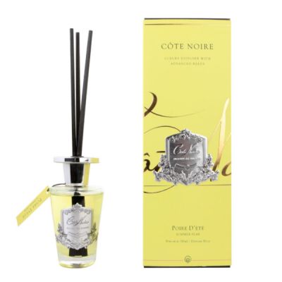Geurstokjes Summer Pear 150ml zilver – Cote Noire