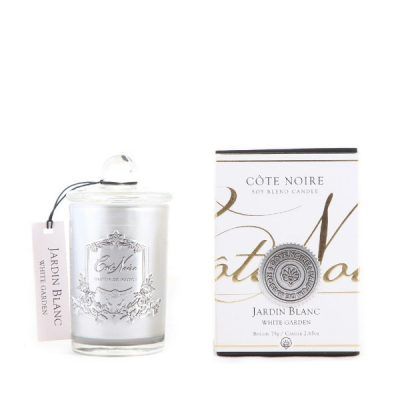 Geurkaars White Garden 75gr zilver 25 branduren – Cote Noire