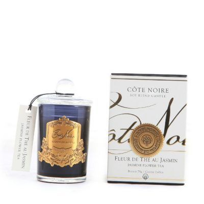 Geurkaars Jasmine Flower Tea 75gr goud 25 branduren – Cote Noire