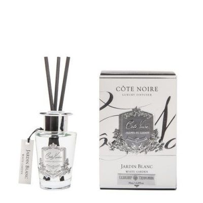 Geurstokjes White Garden 90ml zilver – Cote Noire