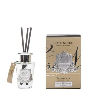 Geurstokjes Prosecco 90ml zilver – Cote Noire