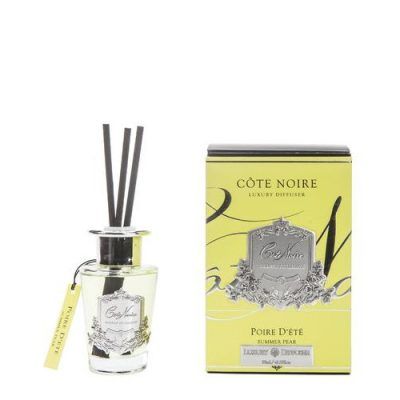 Geurstokjes Summer Pear 90ml zilver – Cote Noire