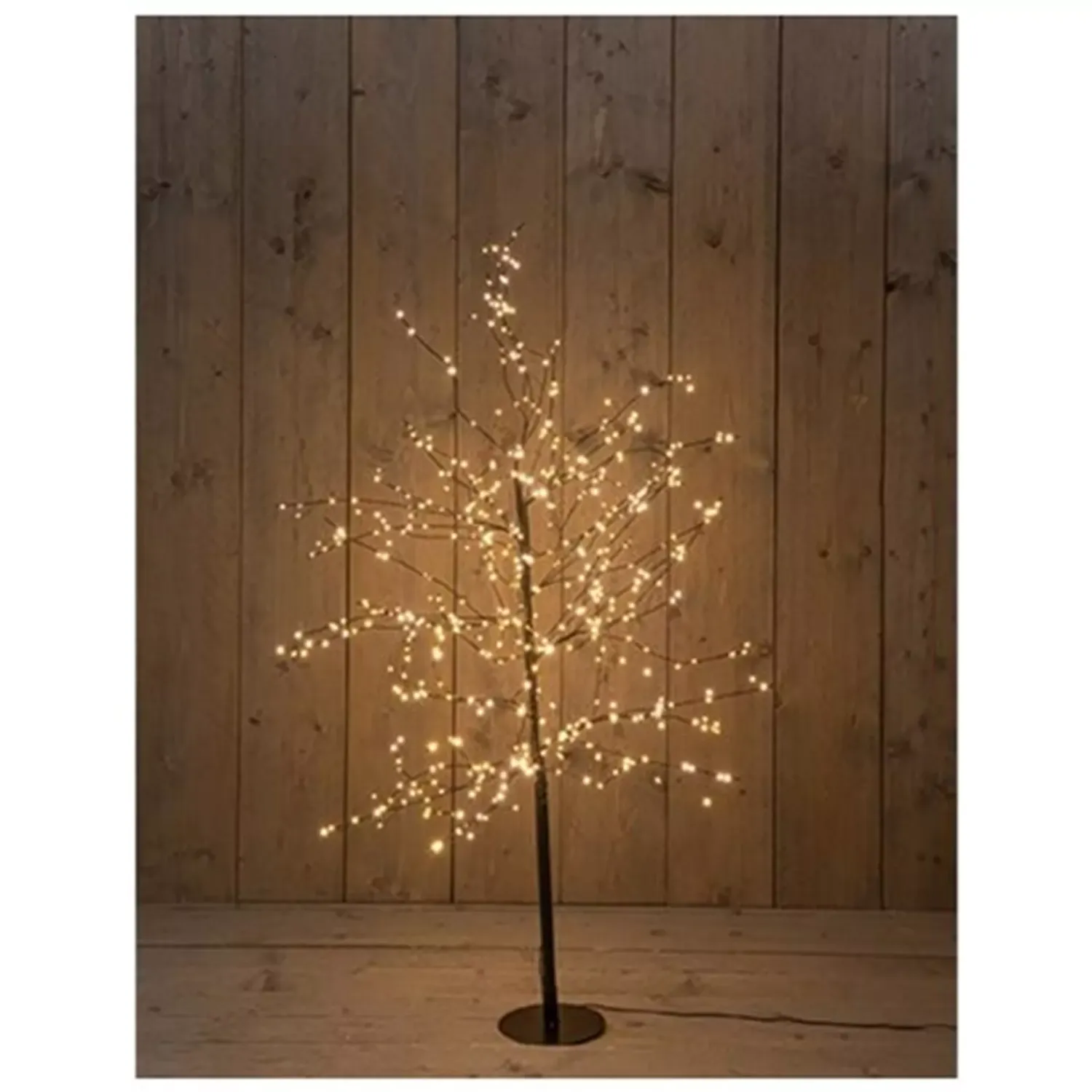 Boom zwart H120cm 600LED classic warm