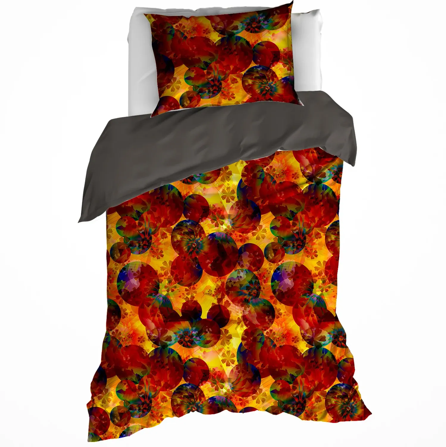 Dekbedovertrek aurora summer fig 140x200/220+60x70 katoen