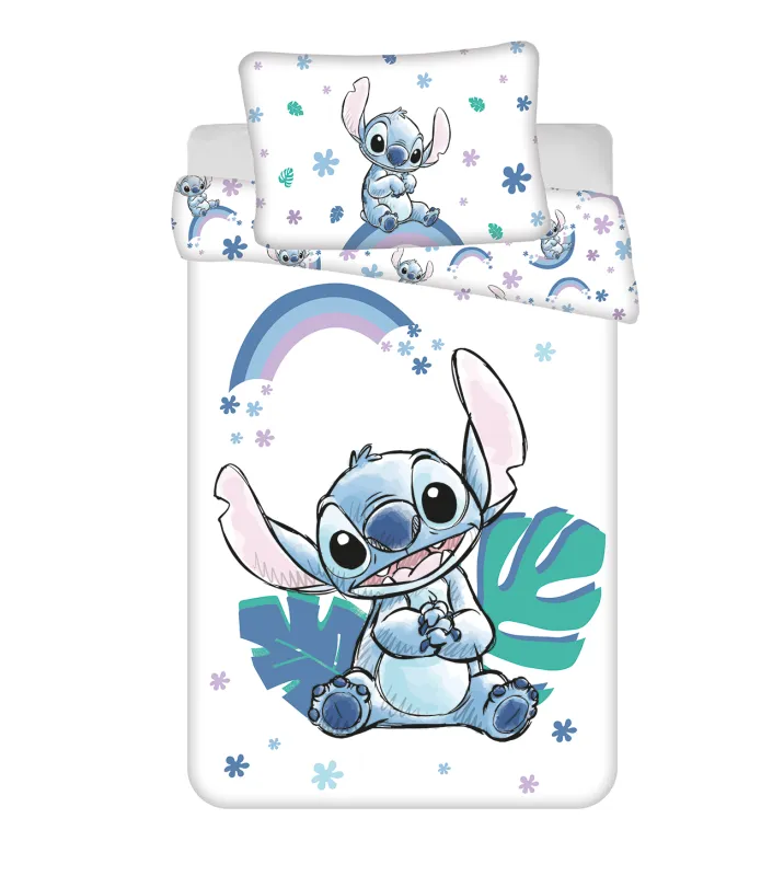 BABY Dekbedovertrek, Regenboog - 135 x 100 + 40 x 60 cm - Katoen