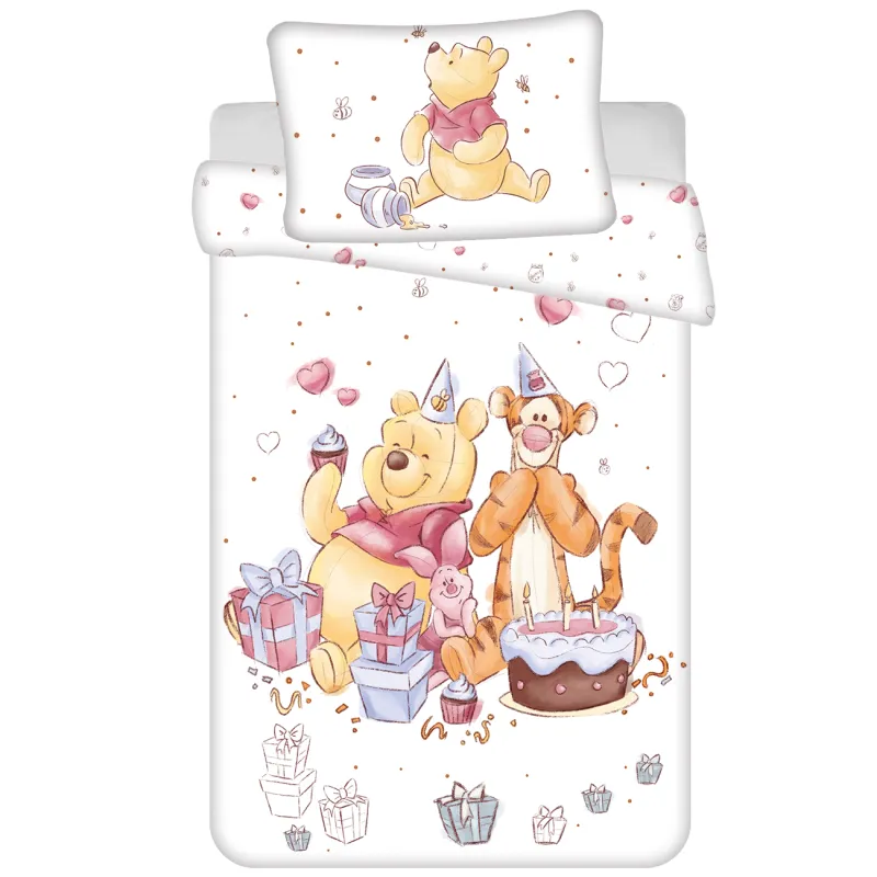 BABY Dekbedovertrek, Party - 135 x 100 + 40 x 60 cm - Katoen