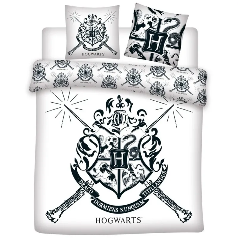 Hogwarts dekbedovertrek - Lits Jumeaux - 240 x 220 cm - Polycotton