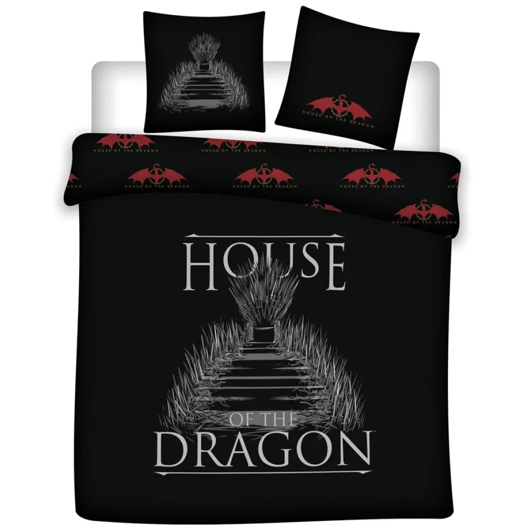 Dekbedovertrek Targaryen - Lits Jumeaux - 240 x 220 cm - Polyester
