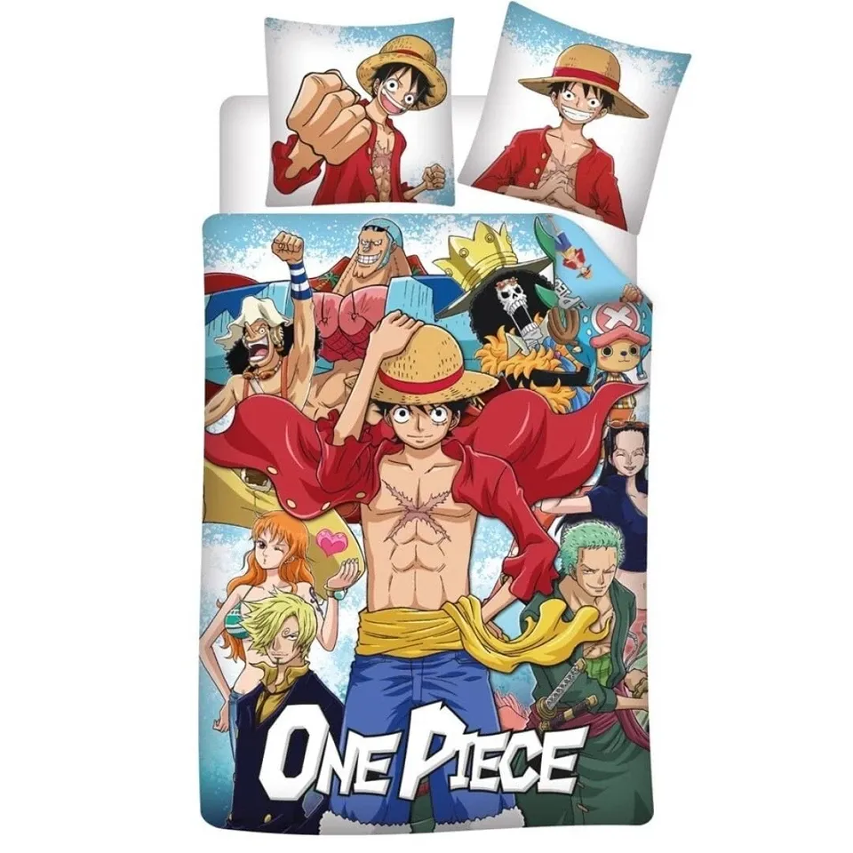 Dekbedovertrek Straw Hat Crew - 140 x 200 + 65 x 65 cm - Katoen