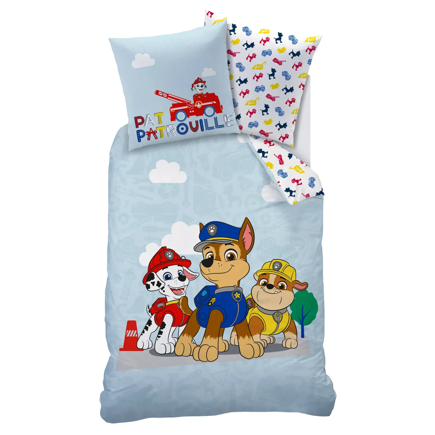Dekbedovertrek Patboy - 140 x 200 + 63 x 63 cm - Katoen