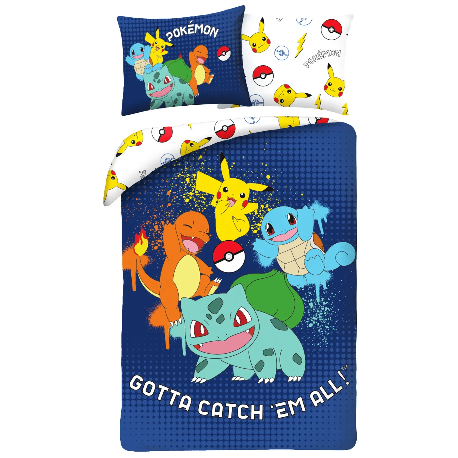Dekbedovertrek Catch - 140 x 200 cm / 70 x 90 cm - Polyester