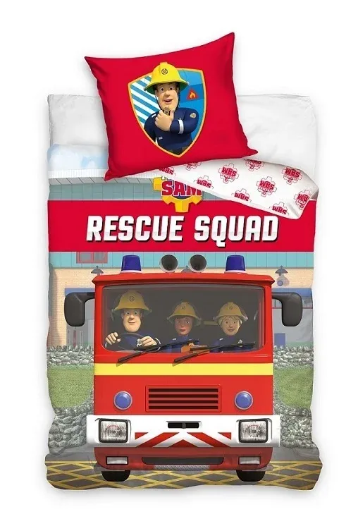 Dekbedovertrek, Rescue Squad - Eenpersoons - 140 x 200 + 60 x 70 cm - Katoen