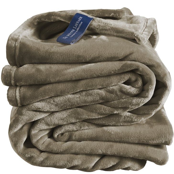 Fleece deken Cosy Taupe - 150 x 200 cm - 100% polyester