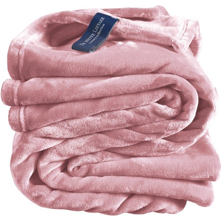Fleece deken Cosy Dusty Rose - 150 x 200 cm - 100% polyester