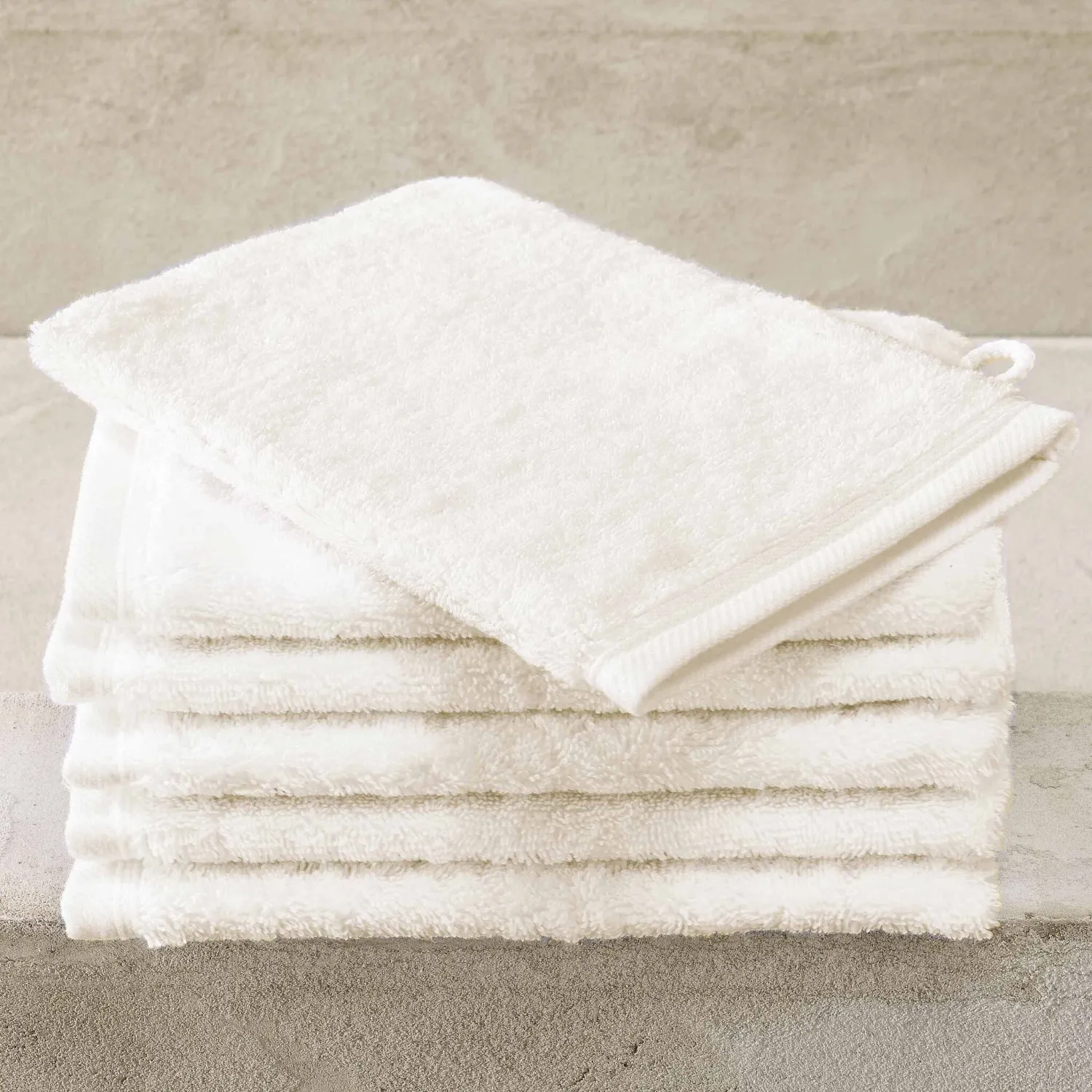 Washandjes Contessa, Vanilla - 16 x 21 cm - 6 stuks - Katoen