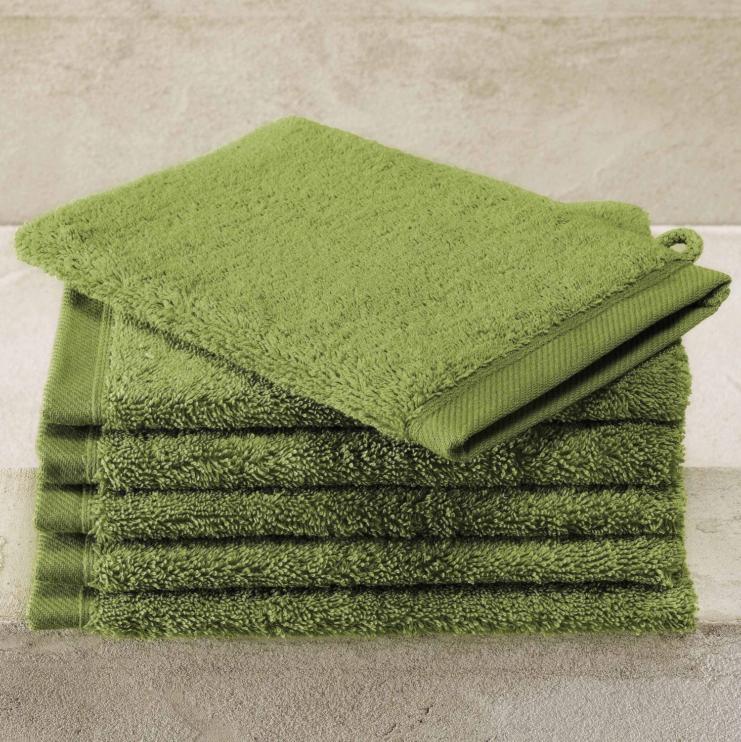 Washandjes Contessa, Cactus - 16 x 21 cm - 6 stuks - Katoen
