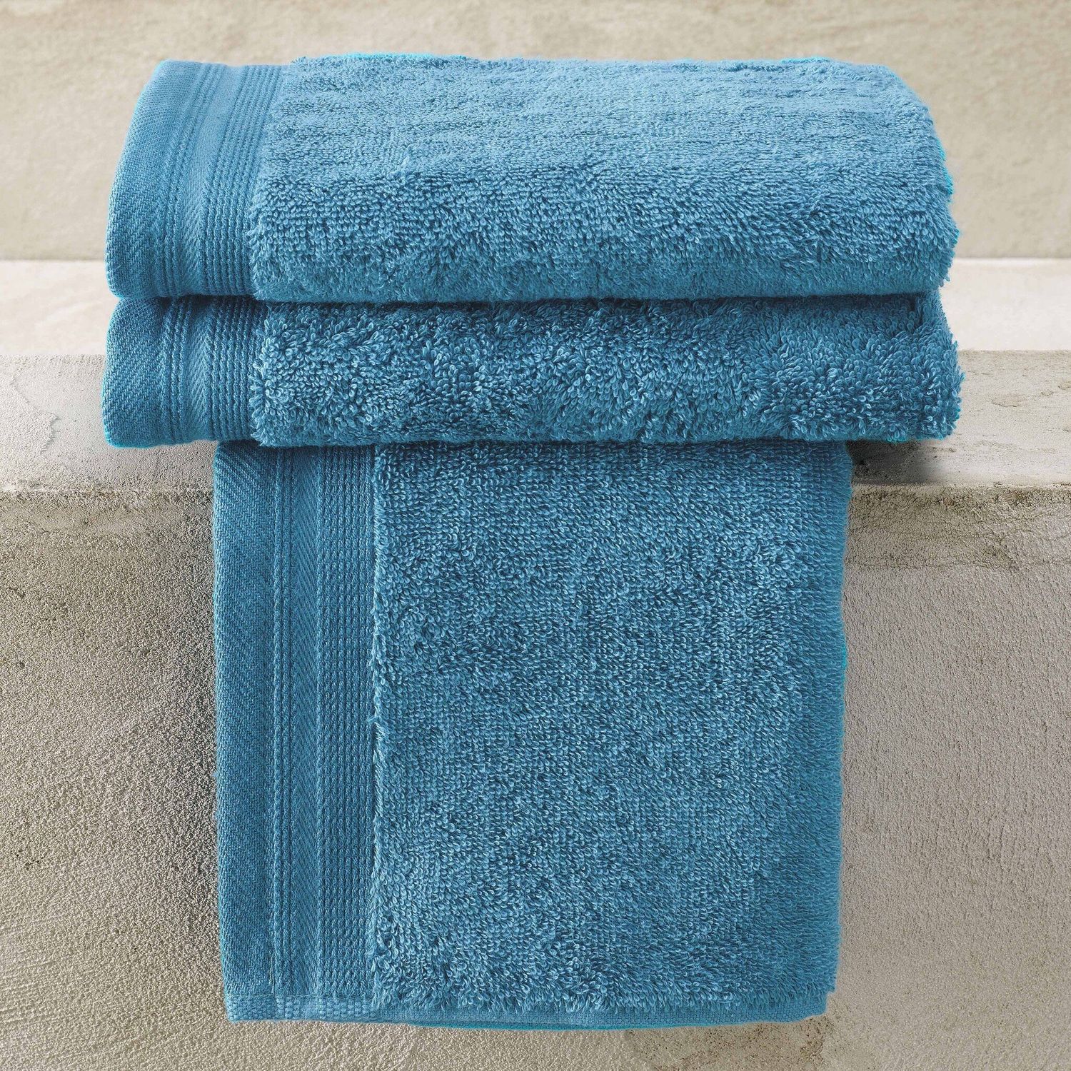 Gastendoekjes Contessa, Lagoon Blue - 40 x 60 cm - 3 stuks - Katoen