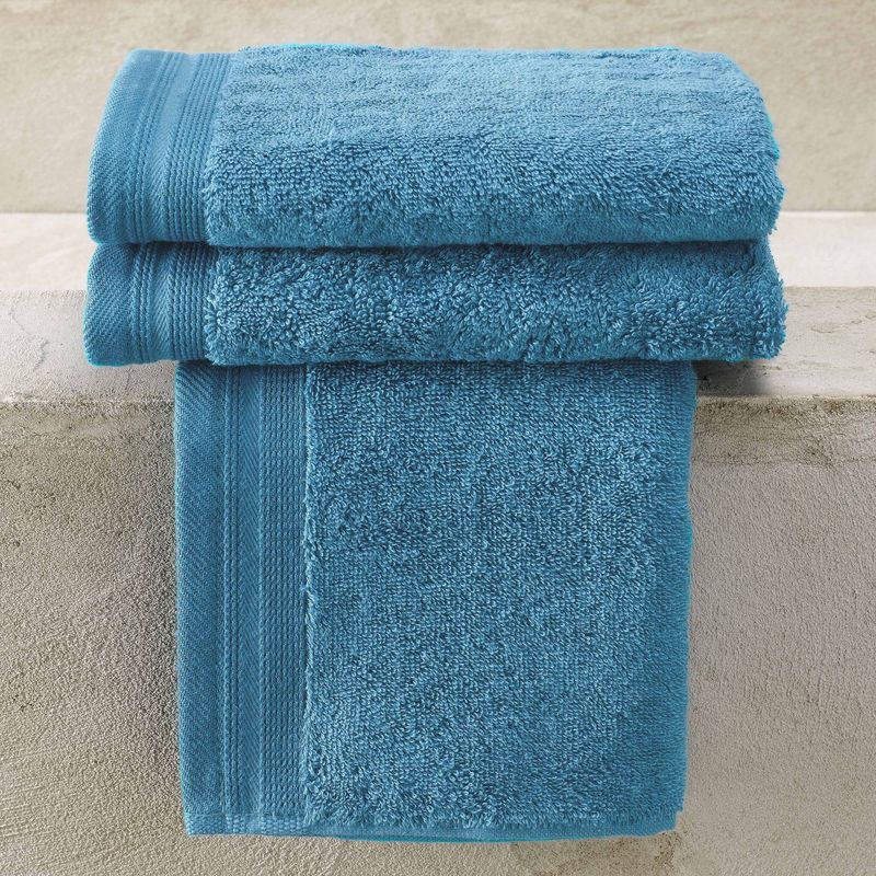 Gastendoekjes Contessa, Lagoon Blue - 40 x 60 cm - 3 stuks - Katoen