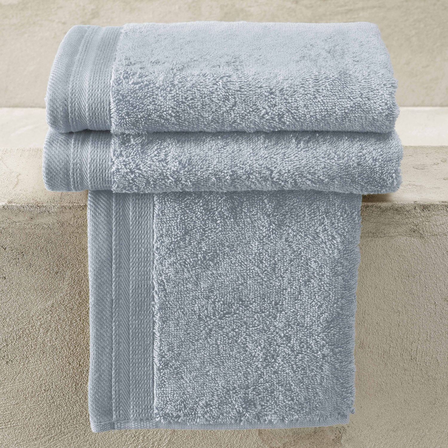 Gastendoekjes Contessa, Ice Blue - 40 x 60 cm - 3 stuks - Katoen