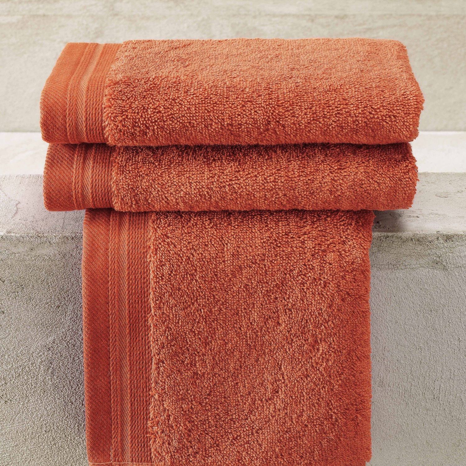 Gastendoekjes Contessa, Burnt Orange - 40 x 60 cm - 3 stuks - Katoen