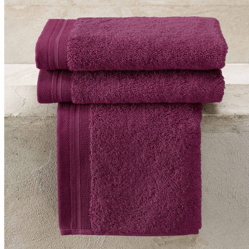 Gastendoekjes Contessa, Aubergine - 40 x 60 cm - 3 stuks - Katoen
