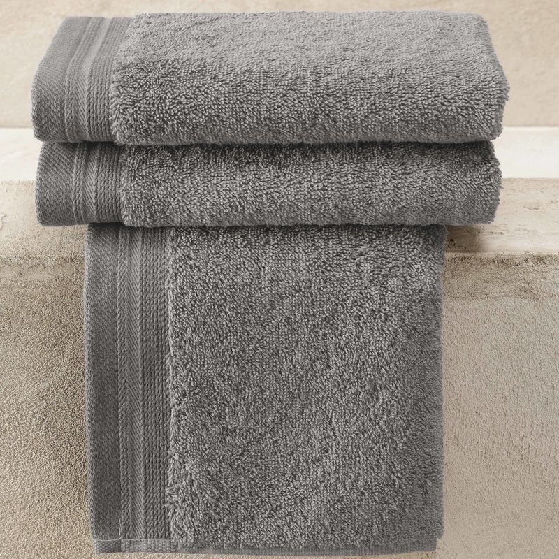 Gastendoekjes Contessa Grey 40 x 60 cm - 3 stuks - Katoen