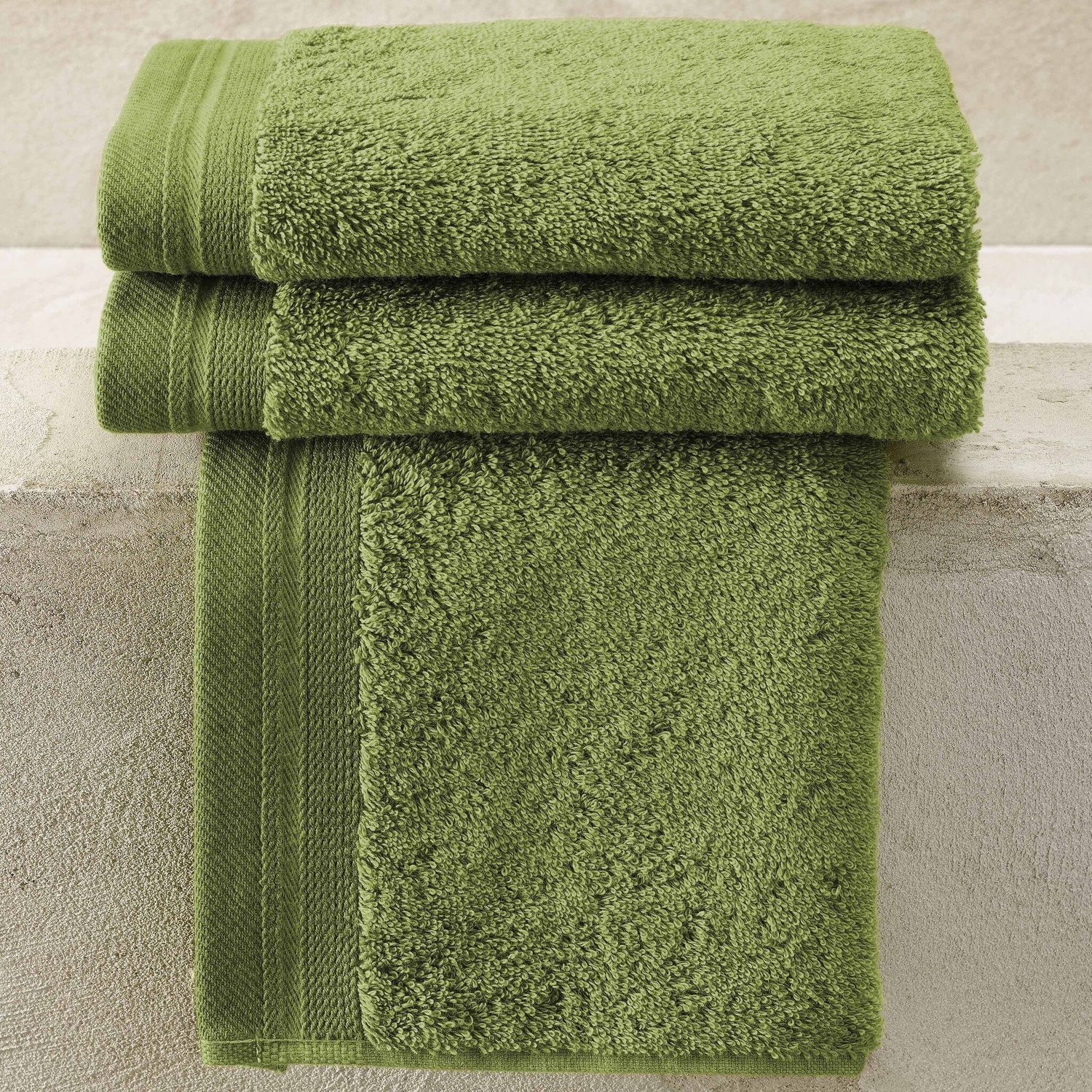 Handdoeken Contessa, Cactus - 50 x 100 cm - 3 stuks - Katoen