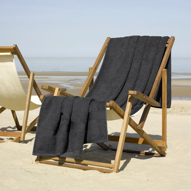 Strandlaken Helene Ebony 100 x 200 cm - Katoen