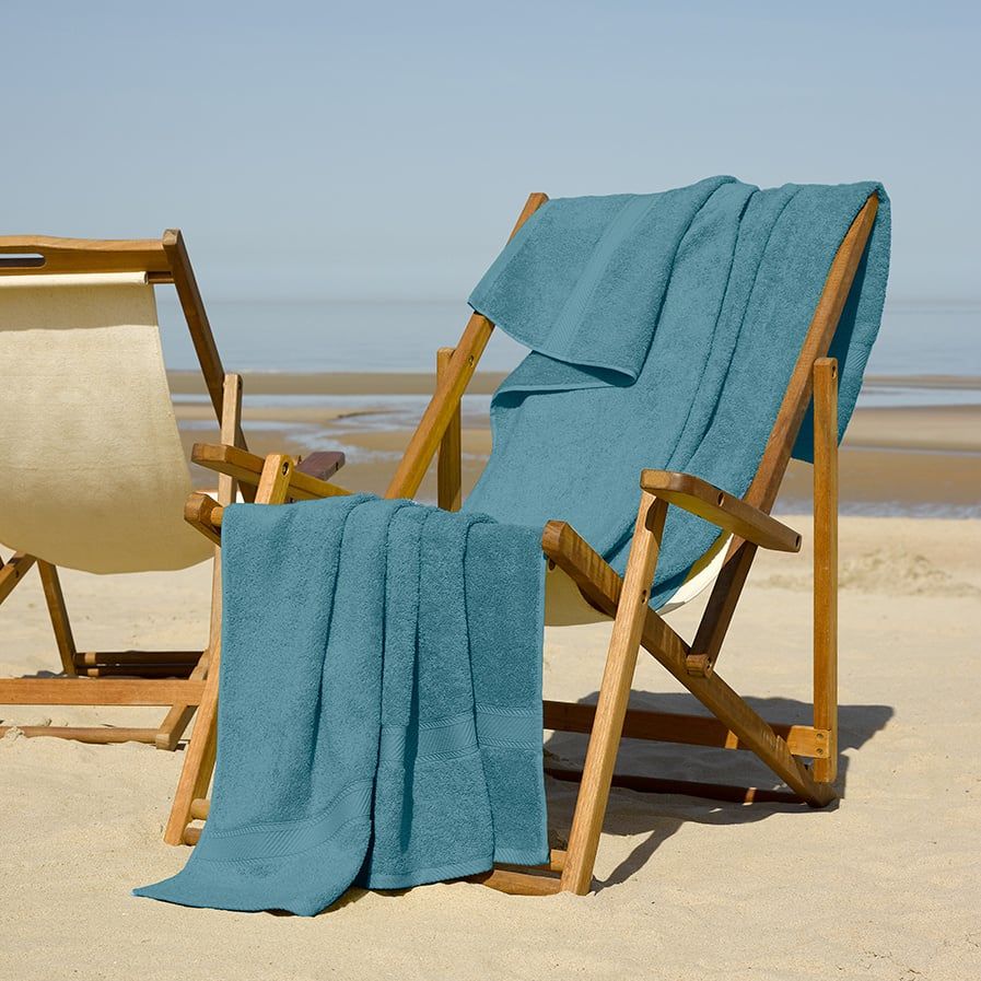 Strandlaken Helene Arctic 100 x 200 cm - Katoen