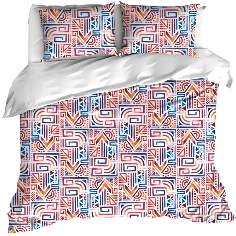 Dekbedovertrek Maya, Lychee - 200 x 200/220 - Katoen Percal