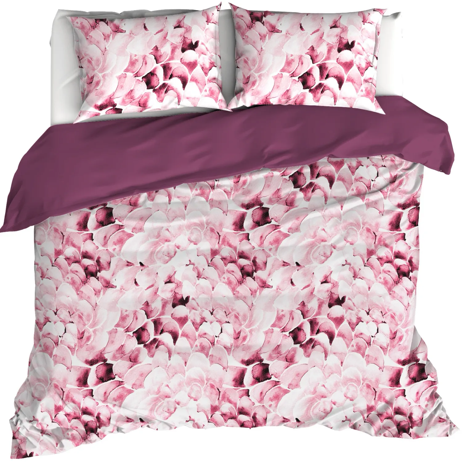 Dekbedovertrek Coral, Corsage - 200 x 200/220 - Katoen Percal