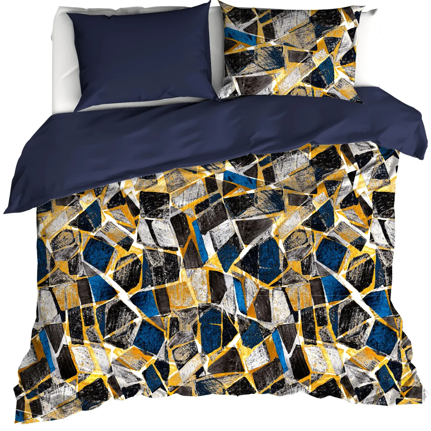 Dekbedovertrek Valdez Outer Space - Tweepersoons - 200 x 200/220 cm - Katoen Satijn