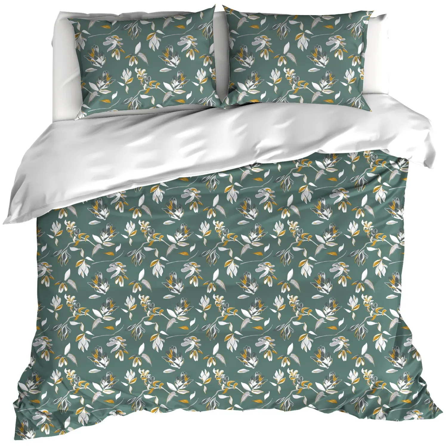 Dekbedovertrek Acacia, Nimbus Cloud - 200 x 200/220 - Katoen Percal