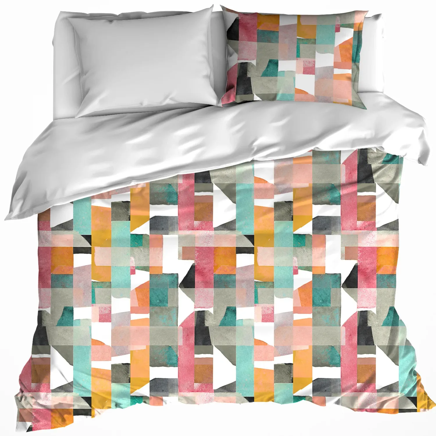DWL Dekbedovertrek june mineral 200x200/220 60x70(2st)