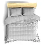 Dekbedovertrek Katoen Satijn Zygo - Tweepersoons - 200 x 220 cm - Wit