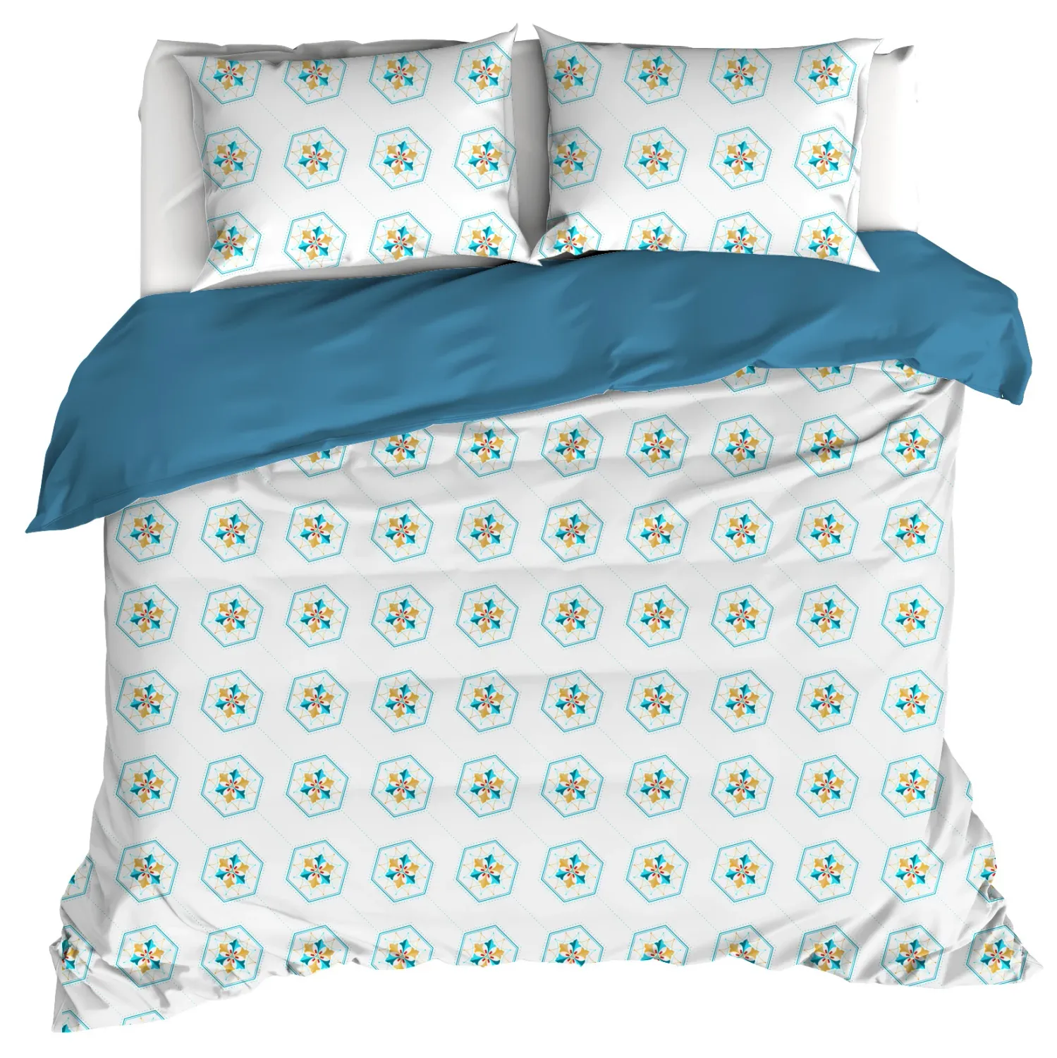 Dekbedovertrek Saga, Exotic Plume - 240 x 220 - Katoen Percal
