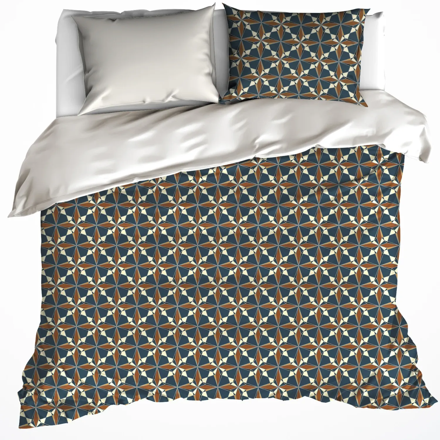 Dekbedovertrek Judith - Hotelmaat - 260 x 240 cm - Flanel